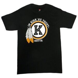 Washington Redskins Football T-Shirt In Kirk We Trust Black Small S Kirk Cousins
